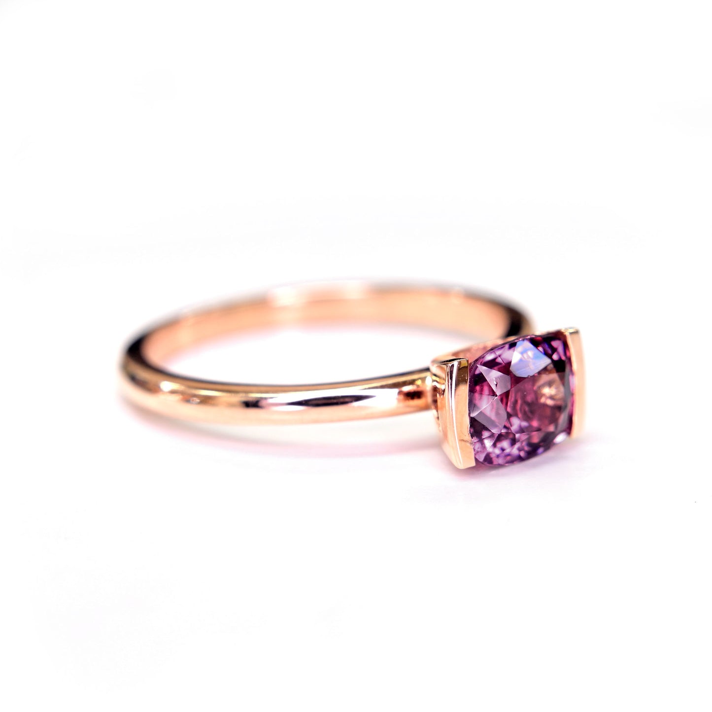 The Fusion Spinel ring wih unheated pink spinel available in Chiang Mai