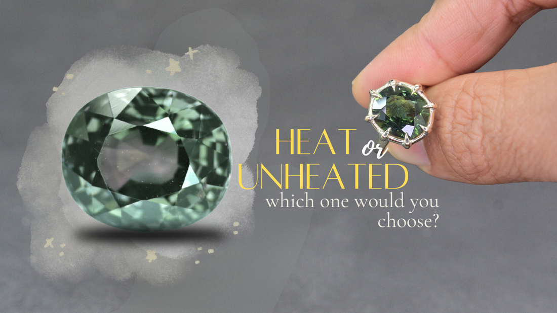 Heated or unheated sapphire? Shiraz Jewelry in Chiang Mai Thailand