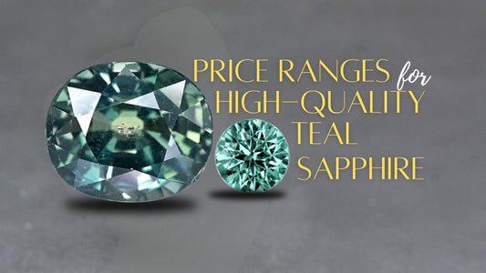 market price ranges for high-quality, unheated teal sapphire gemstones in 2026.