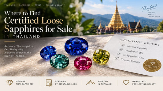 Where to find certified loose sapphires for sale in Thailand