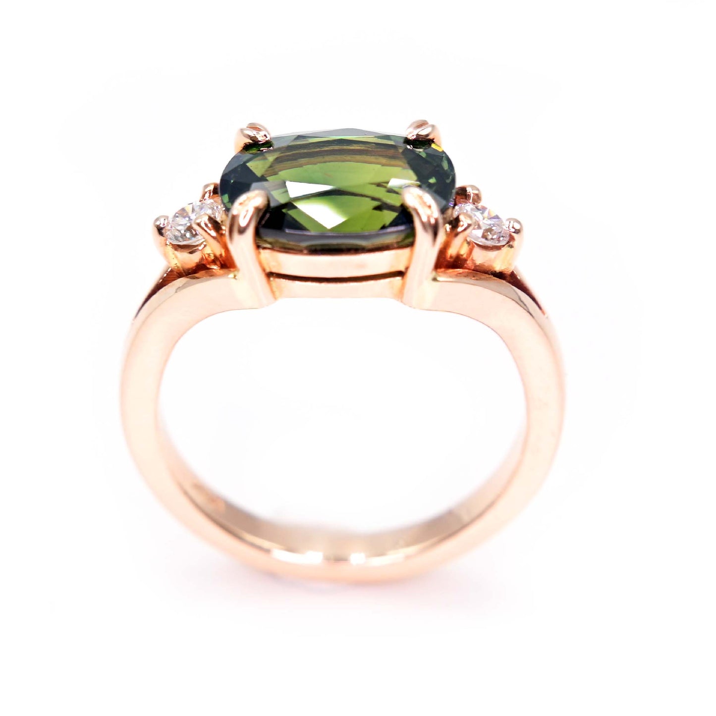 Forestgreen Sapphire Ring