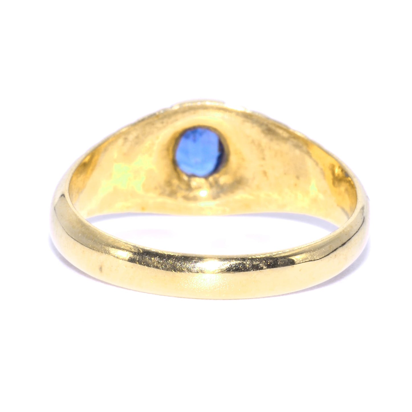 Blue sapphire ring for him