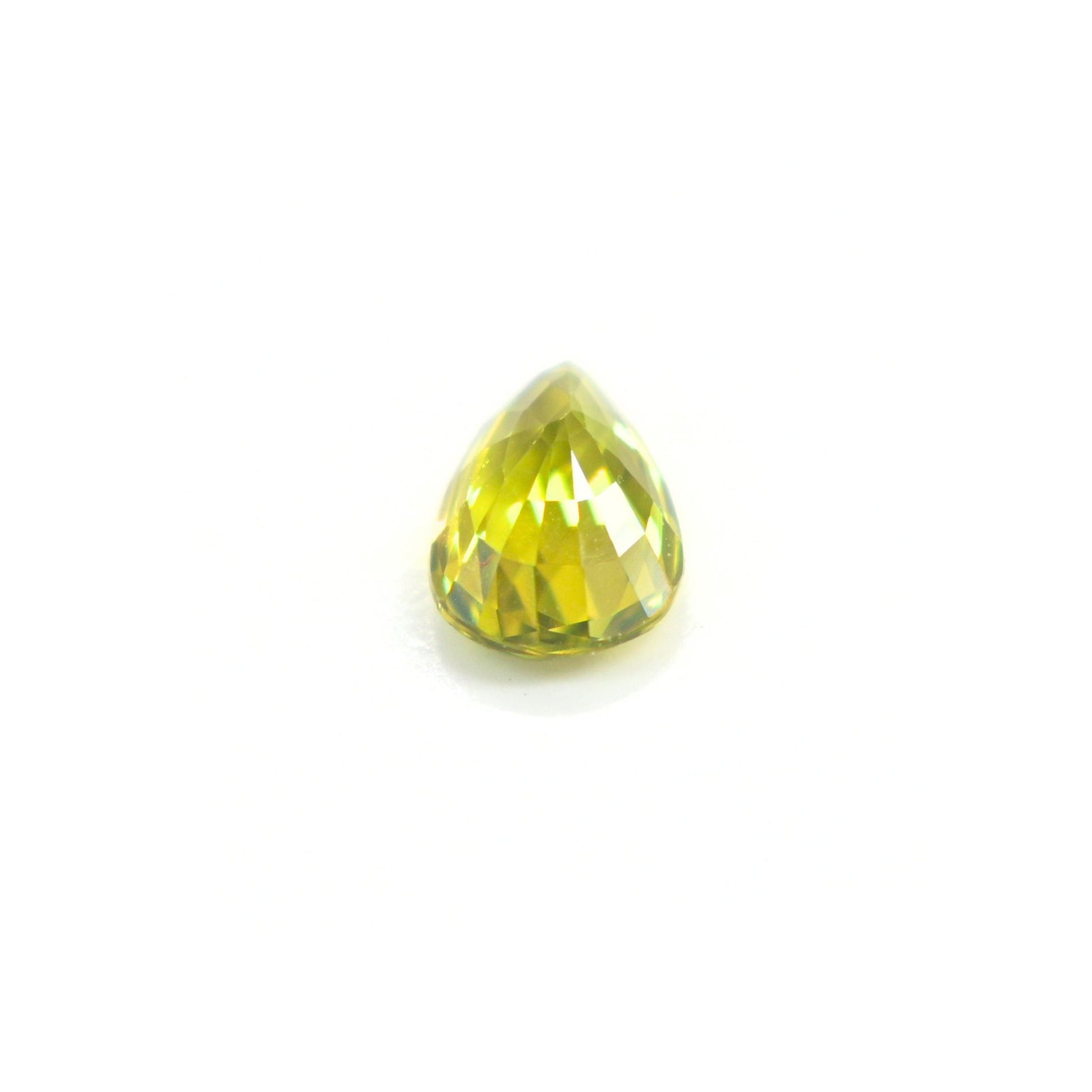 Unheated green sapphire from Thailand with full certificate 1.25 carat