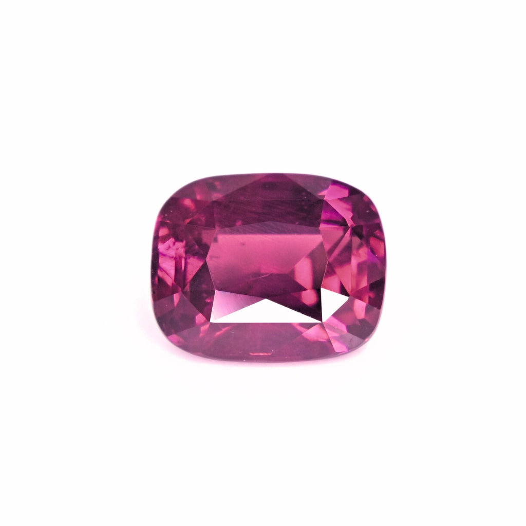 Natural ruby 2.12 carat cushion cut normal heat only certified