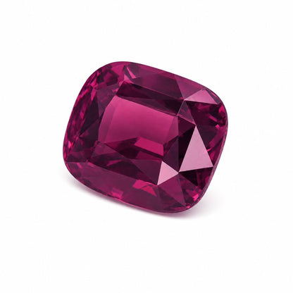Fine jewellery cushion cut Mozambique ruby ring 2.12 ct natural heated ruby product image