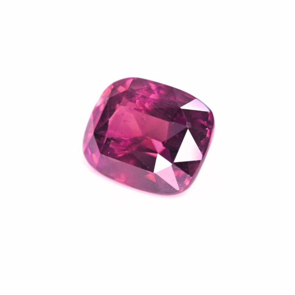 High quality red natural ruby cushion cut 2.12 ct