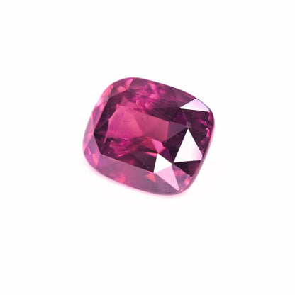 High quality red natural ruby cushion cut 2.12 ct