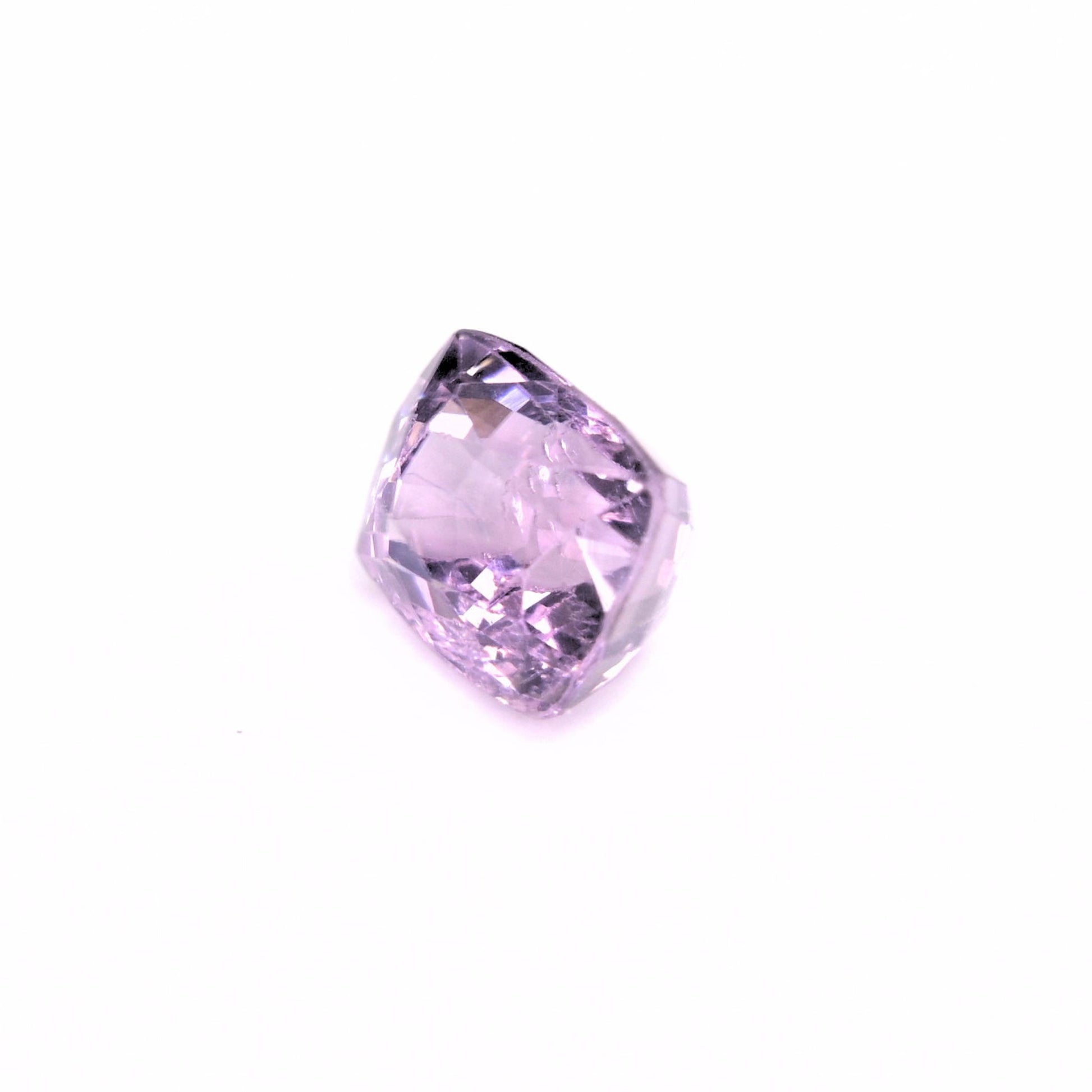 Cushion cut pink spinel Burma origin loose gemstone for custom jewelry