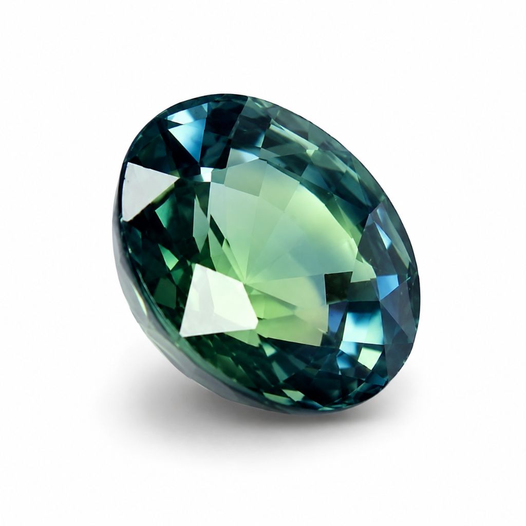 a 2.05 carat unheated teal sapphire for collectors for only USD 750