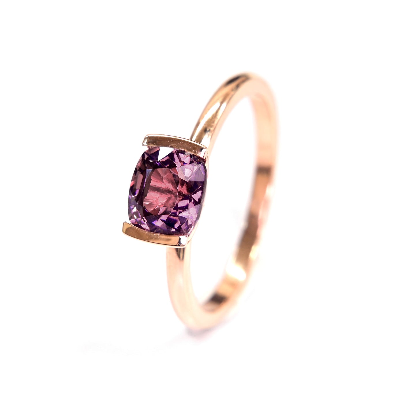 The Fusion Spinel ring wih unheated pink spinel available in Chiang Mai