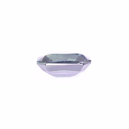 High quality unheated blue green sapphire 2.12 carat precision cut