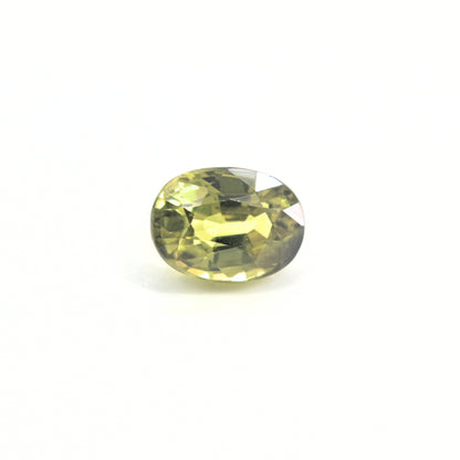 Unheated natural green sapphire 1.34 carat oval cut from Thailand