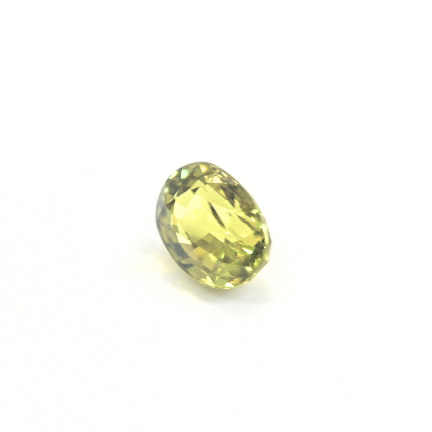 Natural unheated green sapphire oval cut fine jewelry stone