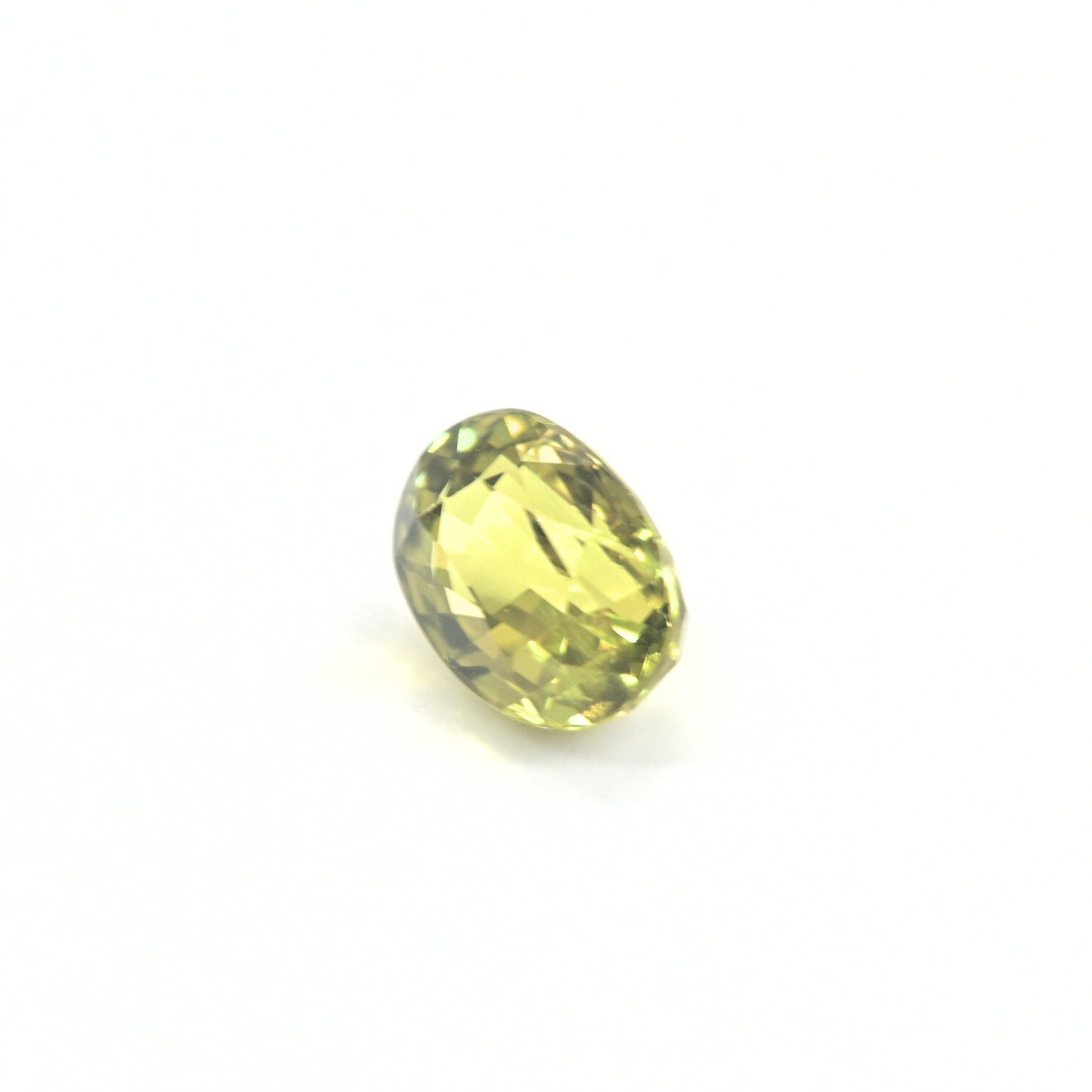 Natural unheated green sapphire oval cut fine jewelry stone