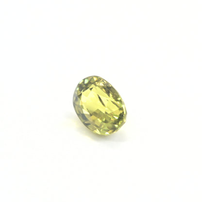 Natural unheated green sapphire oval cut fine jewelry stone