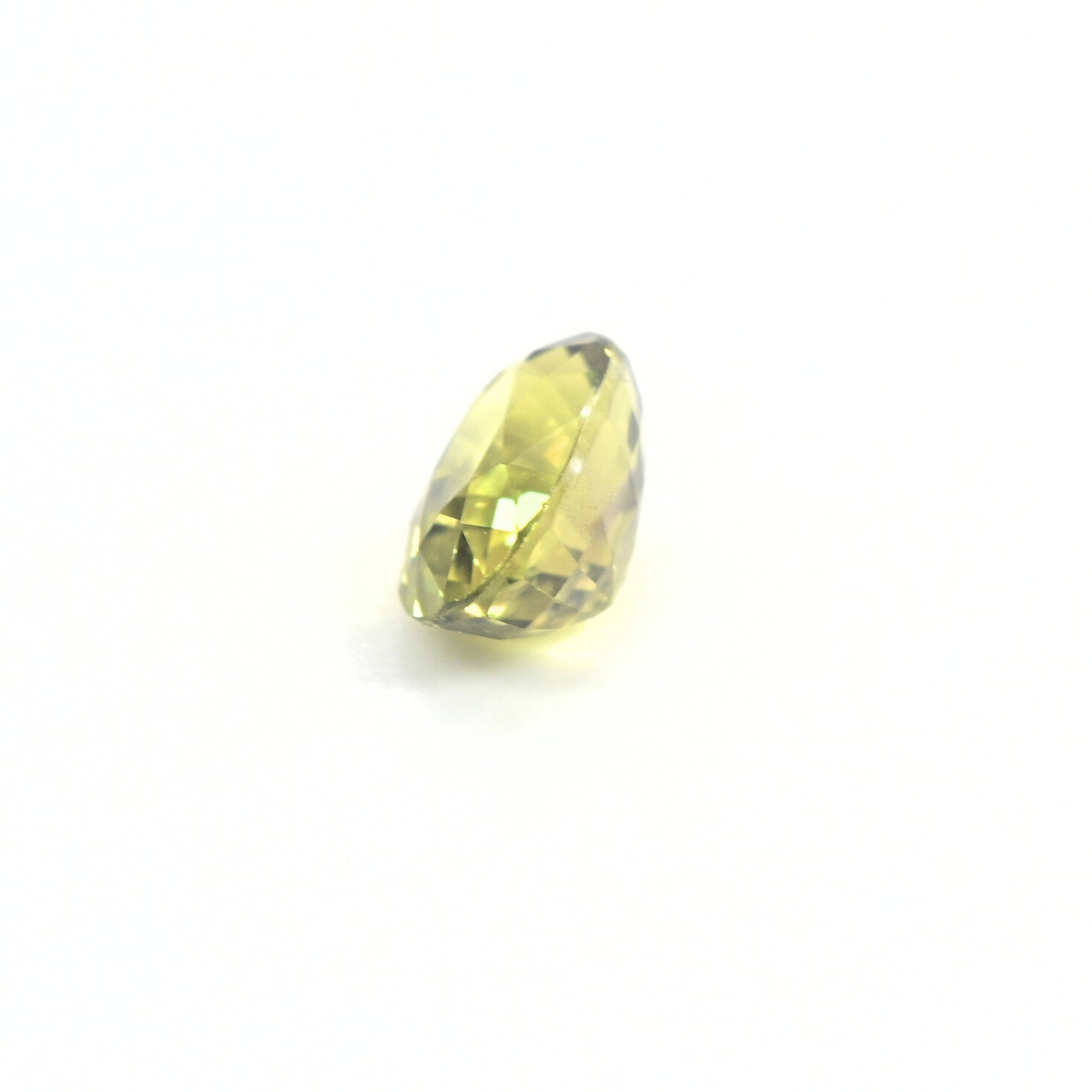 Oval cut green sapphire unheated natural loose stone