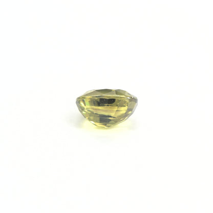 High clarity unheated green sapphire from Thailand