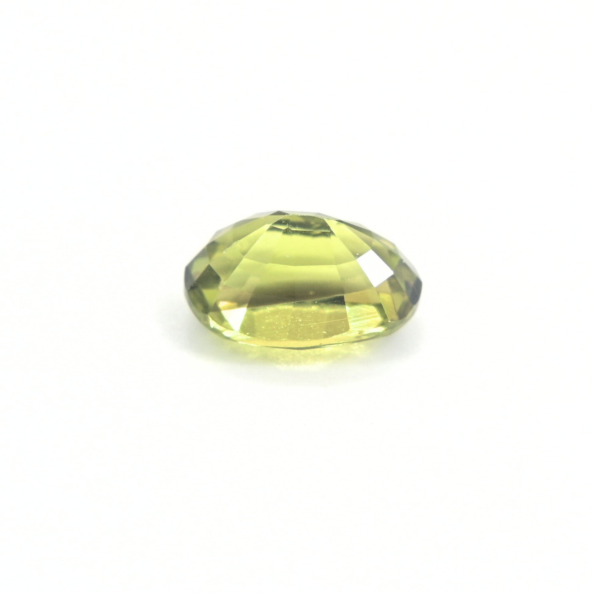 Natural untreated green sapphire 1.64ct oval shape gemstone