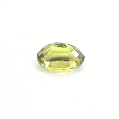 Natural untreated green sapphire 1.64ct oval shape gemstone