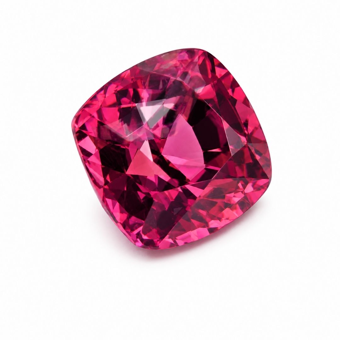 Premium 2.05 ct unheated Mozambique ruby gemstone photographed from multiple angles to showcase natural brilliance and fine cutting.