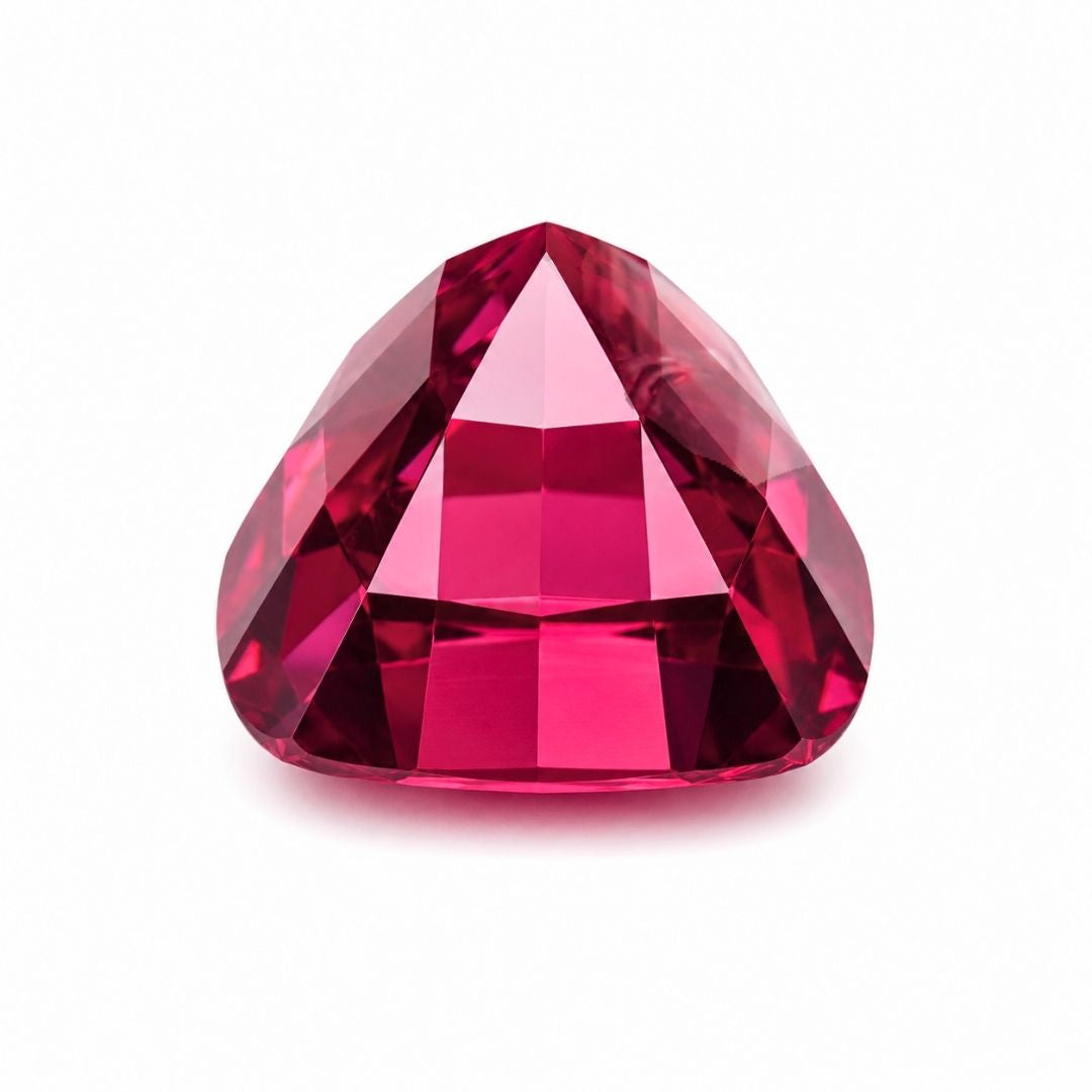 Hand-selected 2.05 carat natural unheated ruby from Mozambique, cushion cut loose gemstone ideal for engagement rings and fine jewelry.