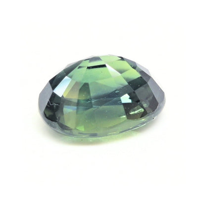 Rare 3.04 carat Thai green sapphire for custom engagement ring