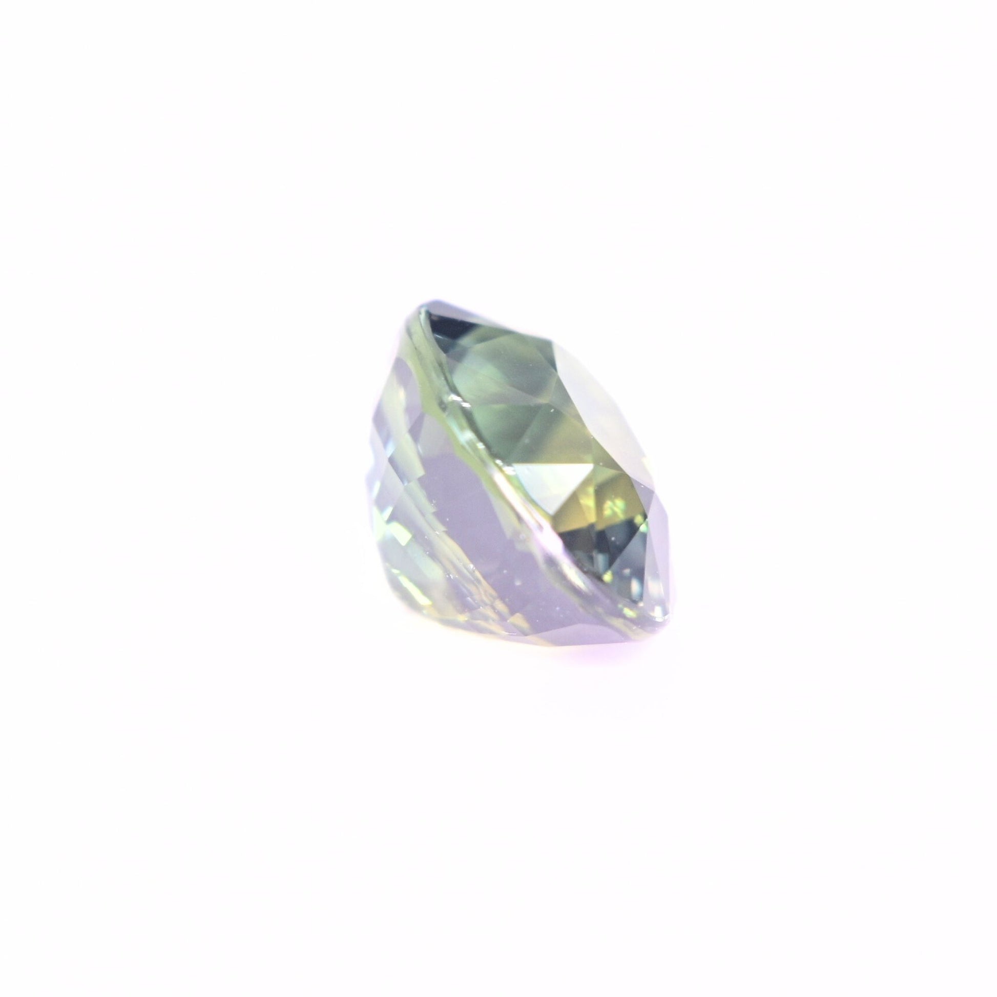 Luxury natural blue-green sapphire unheated gemstone for custom jewelry