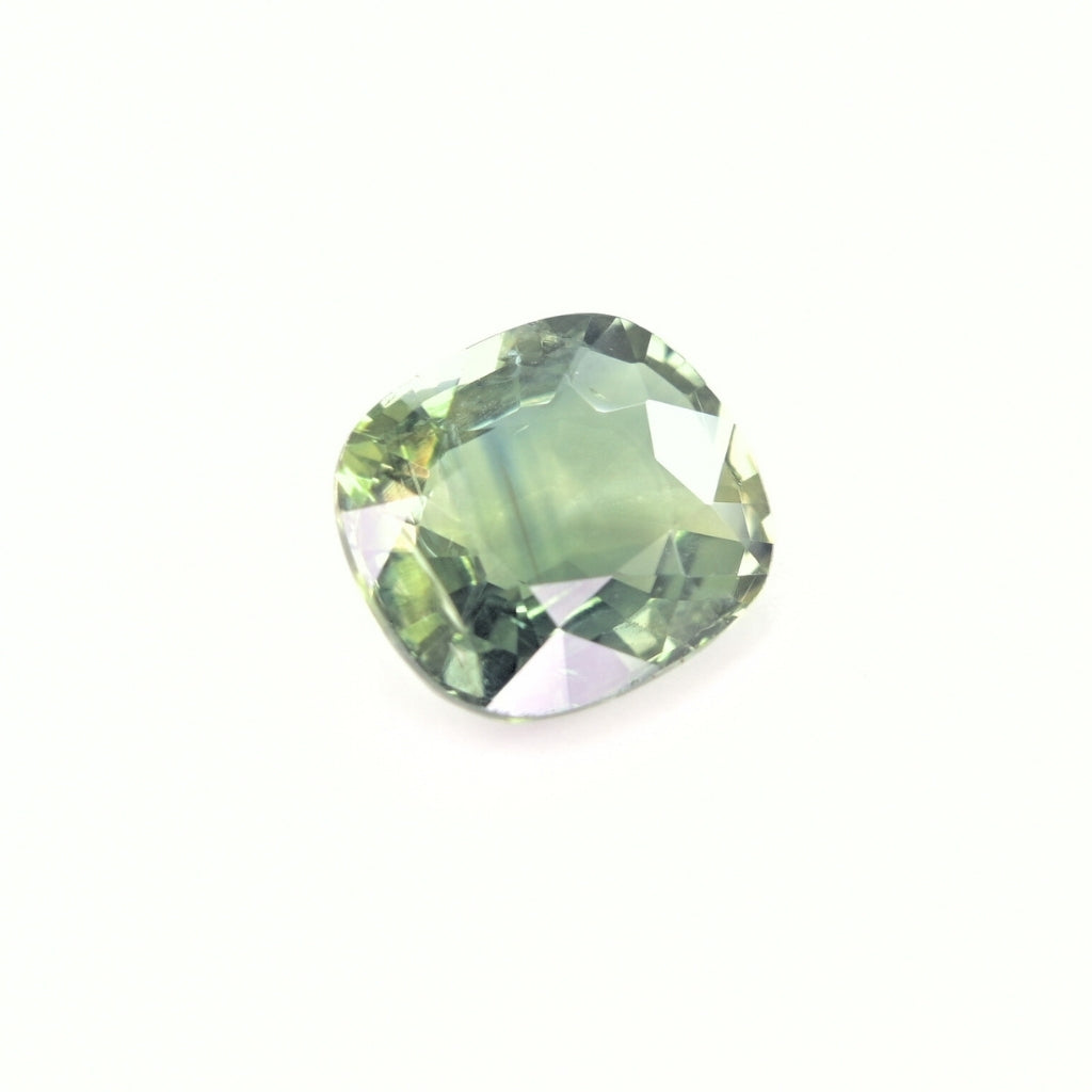 Rare unheated green sapphire Thailand natural gemstone