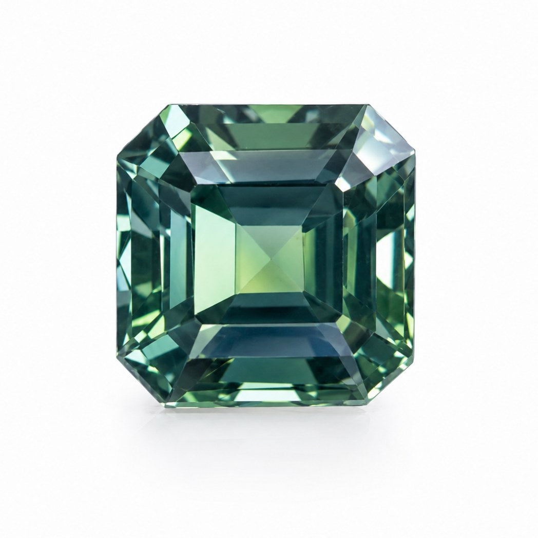 Unheated teal sapphire 1.25 carat natural loose gemstone