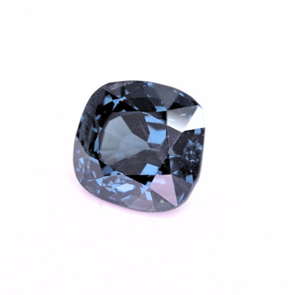 loose blue spinel cushion cut 3.95 ct rich deep blue color gemstone