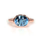 Good quality Thai Blue Zircon handmade ring available in Chiang Mai, Thailand