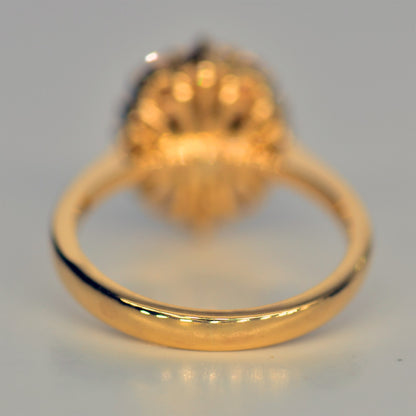 Classic art-deco moissanite ring - Shiraz Jewelry